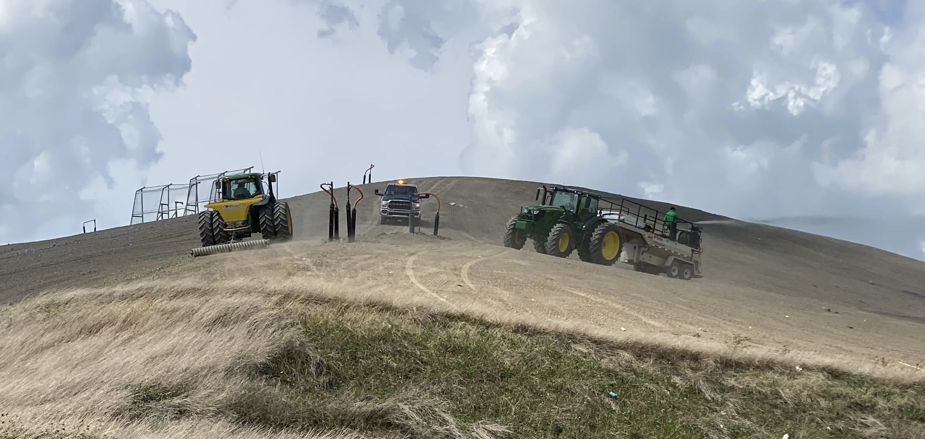 Big Greens team standing in a field in Ohio.